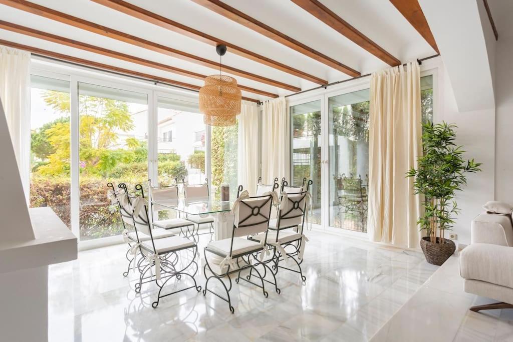 Stylish Spanish 3 Bd Townhouse On The Golden Mile Marbella Zewnętrze zdjęcie